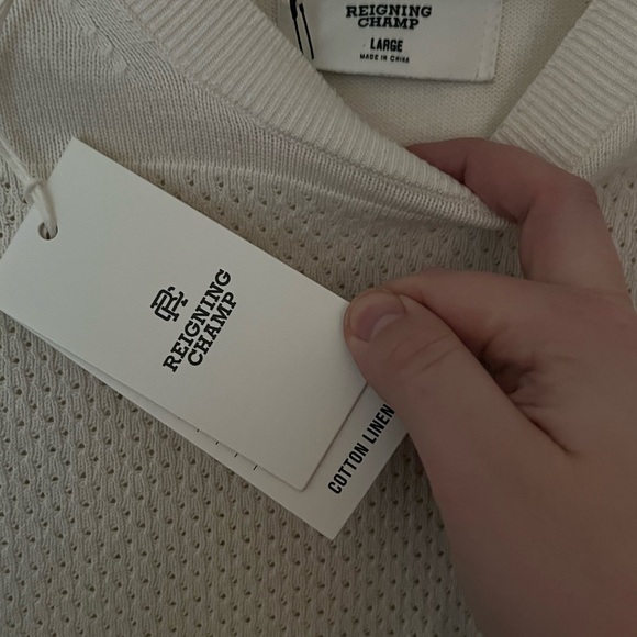 NWT: Reigning Champ Cotton/Linen Yard Shirt (Retail $168) - Picture 2 of 4